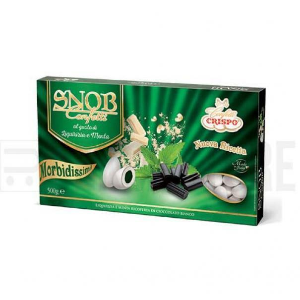 crispo confetti crispo liquirizia e menta - snob 500 gr