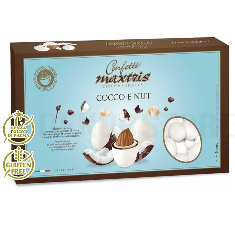 Confetti maxtris cocco e nut in confezioni da 1KG