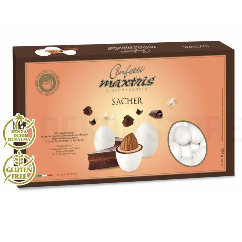 Confetti maxtris sacher in confezioni da 1KG