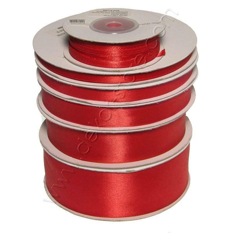 etm doppio raso rosso 6 mm x 50 mt - satinato