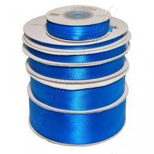 Doppio raso bluette 15 mm x 50 mt - satinato