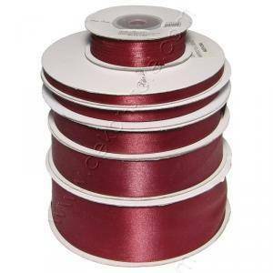 Doppio raso bordeaux 15 mm x 50 mt - satinato