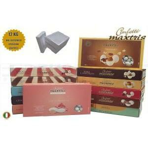 Kit risparmio confetti  12 kg gusti personalizzati - per 120/160 invitati