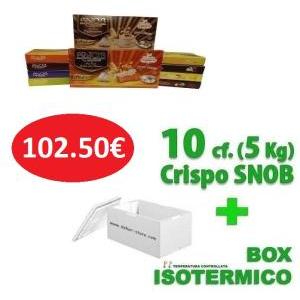 Kit risparmio confetti  snob 5 kg / 10 conf. 500gr gusti personalizzati - per 50/75 invitati