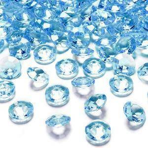 Diamanti in pvc turchese 19 mm (100 ml - 45 pz ca.)