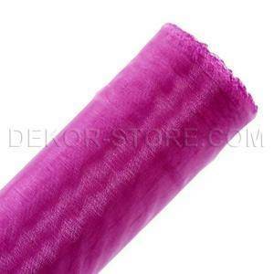 Organza fuxia - 37 cm x 9 yd