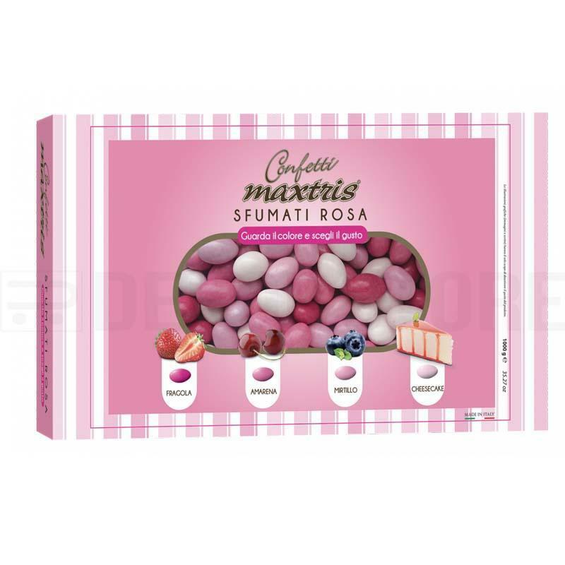 Confetti maxtris sfumati rosa in confezioni da 1KG