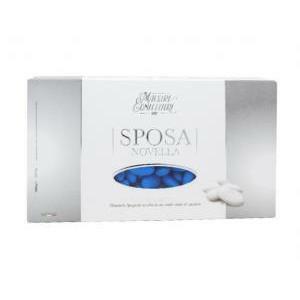 Confetti mandorla spagnola 36 sposa novella - blu 300 pz