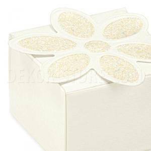 Astuccio porta confetti bianco 35x35x25 mm - 10 pz