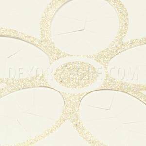 Astuccio 105x100x15mm cinque confetti fiore glitter