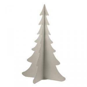 Albero natale stilizzato h. 930 mm - cartone tortora