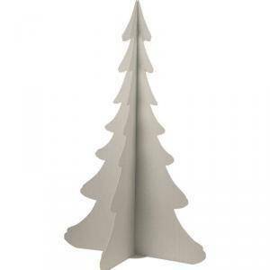 Albero natale stilizzato h. 1385 mm - cartone tortora