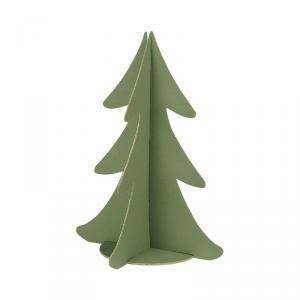 Albero natale stilizzato h. 355 mm - cartone verde