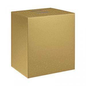 Pacco dono cubo 330x250x350 mm - sfere oro