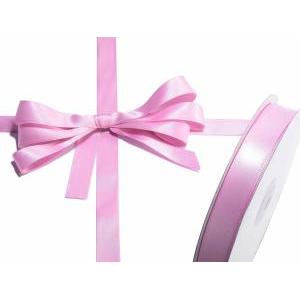 Doppio raso rosa 25 mm x 50 mt - satinato