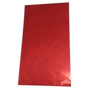 Buste metallizzate soft rosso 25 x 40 cm - 50 pz