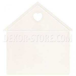 Casa notes in cartoncino white 150x165 mm - 10 pz