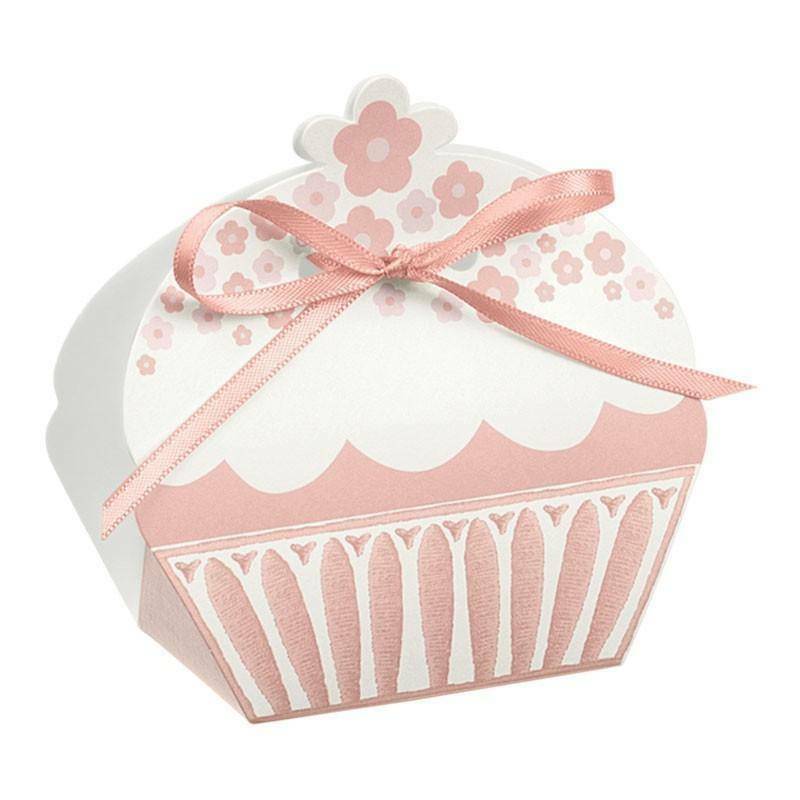 scotton spa scotton spa cupcakes porta confetti rosa 50x35x80 mm - 5 pz - foto 1