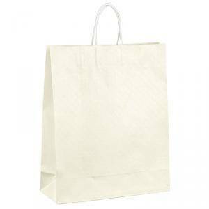 Shopper cordino 310x120x380 mm - matelasse bianco