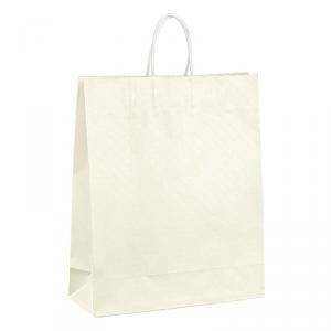 Shopper cordino 350x130x430 mm - matelasse bianco