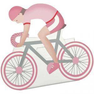 Bicicletta porta confetti rosa 60x35x85 mm - 5 pz