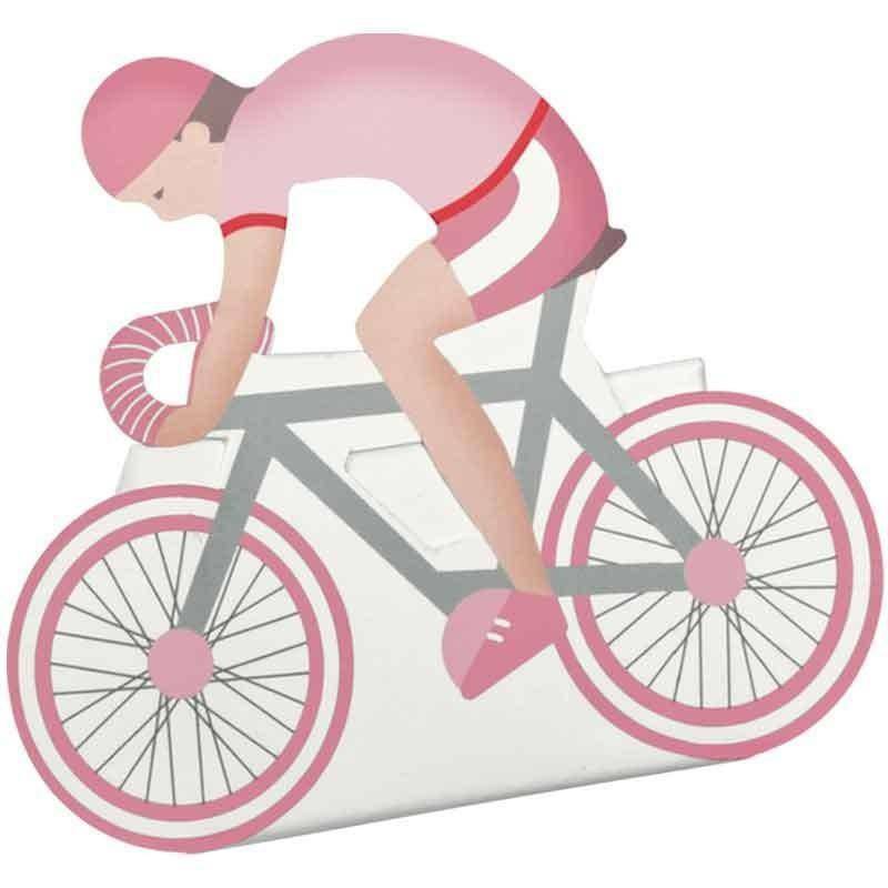 scotton spa scotton spa bicicletta porta confetti rosa 60x35x85 mm - 5 pz - foto 1