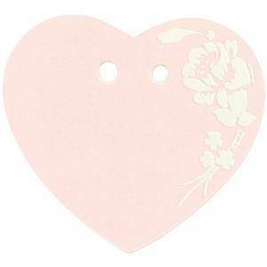 Chiudipacco cuore 60x55 mm (cf.15 pz) - shabby chic