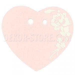 Chiudipacco cuore 45x40 mm (cf.28 pz) - shabby chic