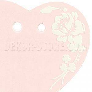 Chiudipacco cuore 45x40 mm (cf.28 pz) - shabby chic