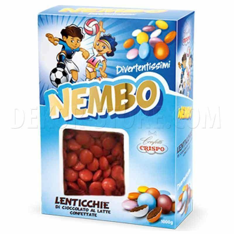 crispo crispo lenticchie nembo  - rosso - cioccolato al latte 1kg