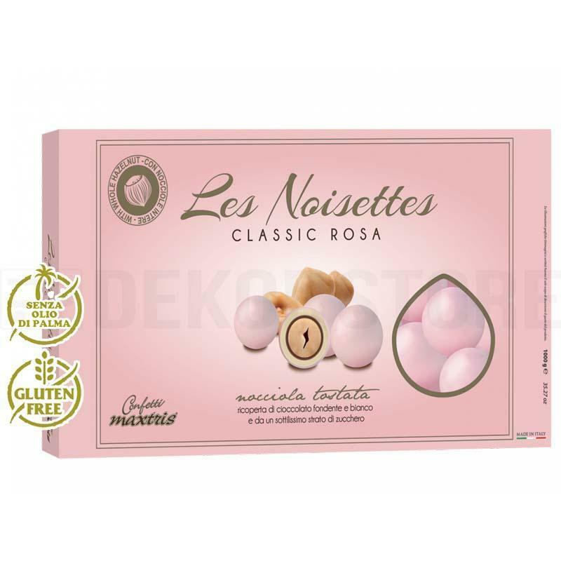 Confetti maxtris les noisettes rosa in confezioni da 1KG