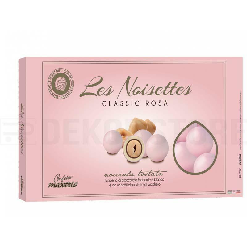 Confetti maxtris les noisettes rosa in confezioni da 1KG