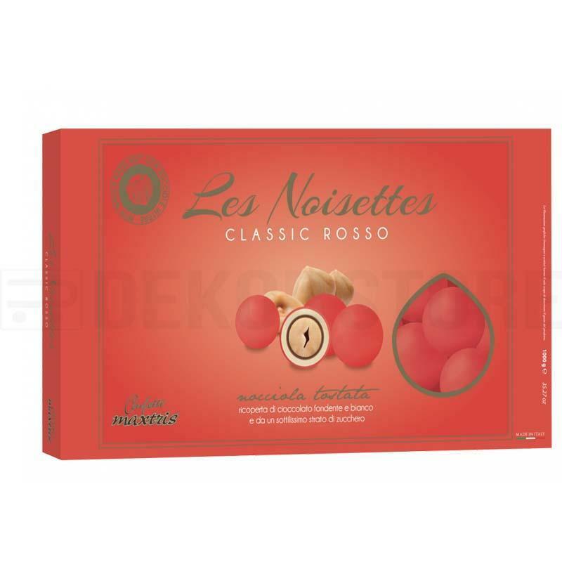 Confetti maxtris les noisettes rosso in confezione da 1KG