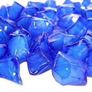 Ghiaccio 15/30 mm con bollicine galleggiante blu royal ( 1 kg - 300 pz. ca.)