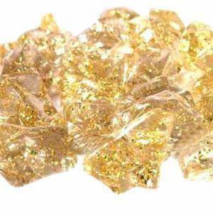 Ghiaccio glitter oro 12/30 mm ( 1 kg- 300 pz. ca.)