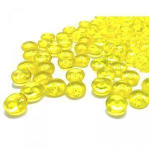 Gocce di pioggia 6.8 mm in acrilico giallo - 250 gr