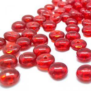 Gocce di pioggia 6.8 mm in acrilico rosso - 250 gr