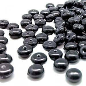 Gocce di pioggia 6.8 mm in acrilico nero - 250 gr