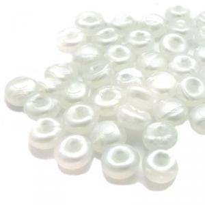 Gocce di pioggia 6.8 mm in acrilico bianco perla - 1 kg