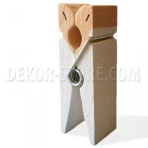 Molletta sposa gay in legno 25 x 80 x 25 mm