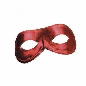 Maschera metallizzata - rosso