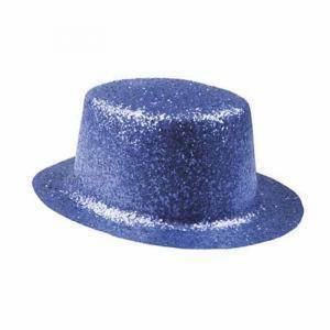 Cappello scintillante glitterato - blu