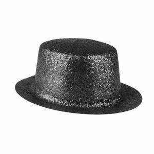 Cappello scintillante glitterato - nero