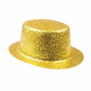 Cappello scintillante glitterato - oro