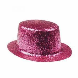 Cappello scintillante glitterato - rosa