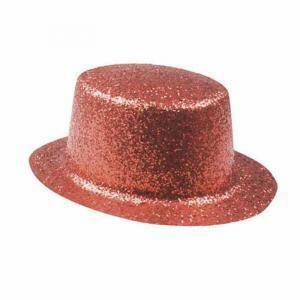 Cappello scintillante glitterato - rosso