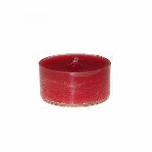 Lumino tealight rosso ø 38 mm - 4 pz