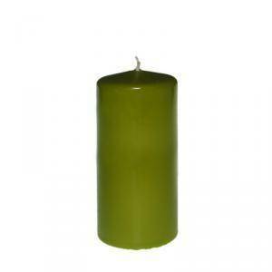 Moccolo autoestinguente verde oliva - ø 60x150 mm