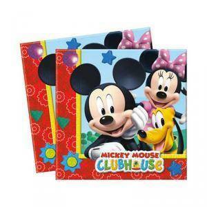 Tovaglioli carta 33x33cm mickey mouse - 20 pezzi