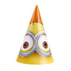 Cappellino cartone minions - 6pz